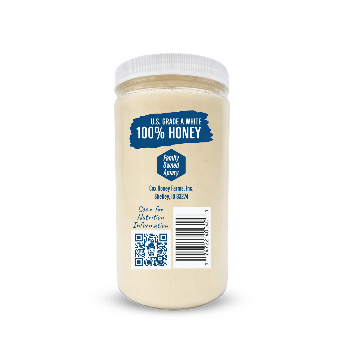 40 oz Raw Creamed Honey