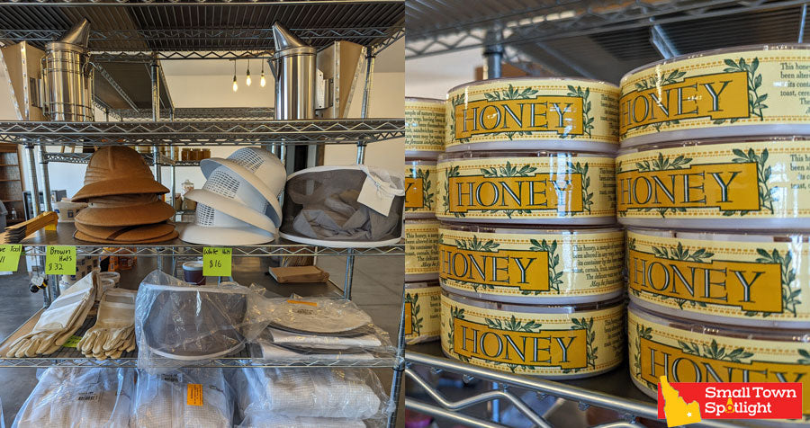Cox's Honey products we carry in our current store. Bee supplies and comb honey. 